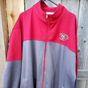 49ers Team zip up jacket 3XLT